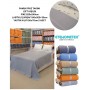 ETEHOMETEX ÇİFT KİŞİLİK %100 PAMUK HAVUZLU PİKE TAKIMI GRİ 8696474232090